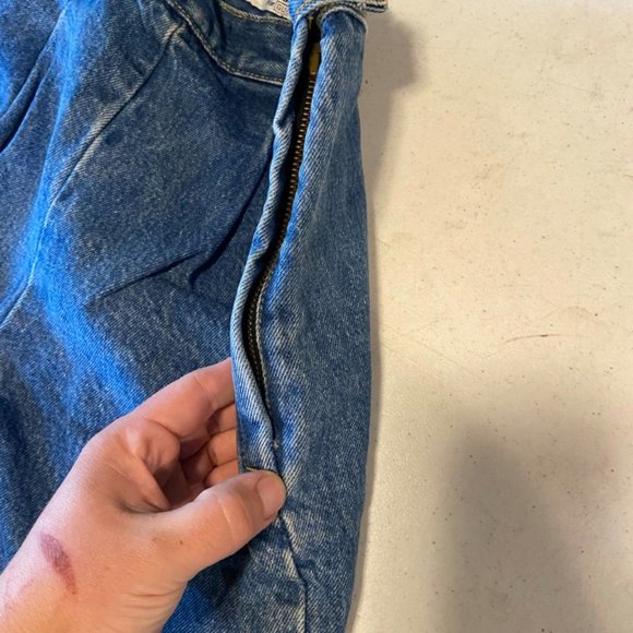 Vintage Georges Marciano Guess Jeans Denim Side Zipper Size 31 - Picture 4 of 8